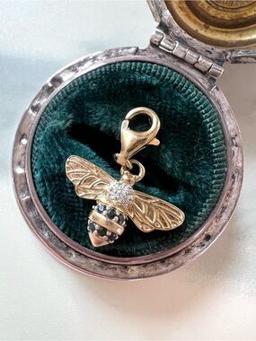 Thomas Sabo 18K Gold Plated Sterling Silver Bee Charm Pendant